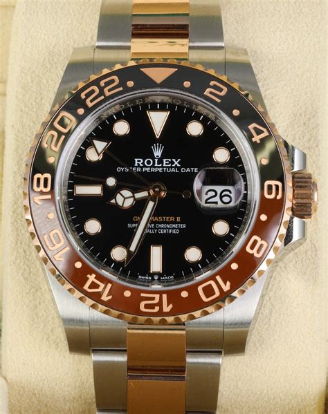 rolex root beer full rose gold price|Rolex root beer two tone.